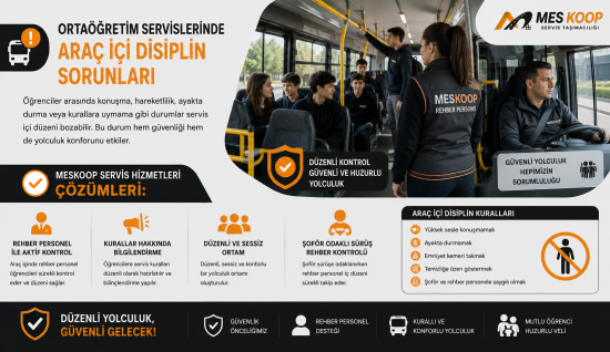 ORTAÖĞRETİM SERVİSLERİNDE ARAÇ İÇİ DİSİPLİN SORUNLARI