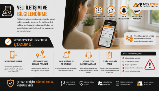 Velilerin içinin rahat olması için iletişim süreci şeffaf olmalıdır