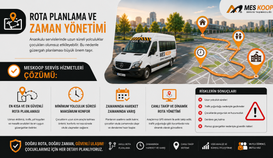 Anaokulu servislerinde uzun süreli yolculuklar çocukları olumsuz etkileyebilir